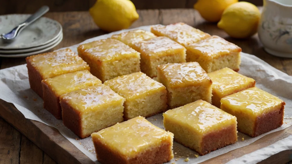 Mary Berry's Traybake Recipe: Lemon Drizzle - 2024