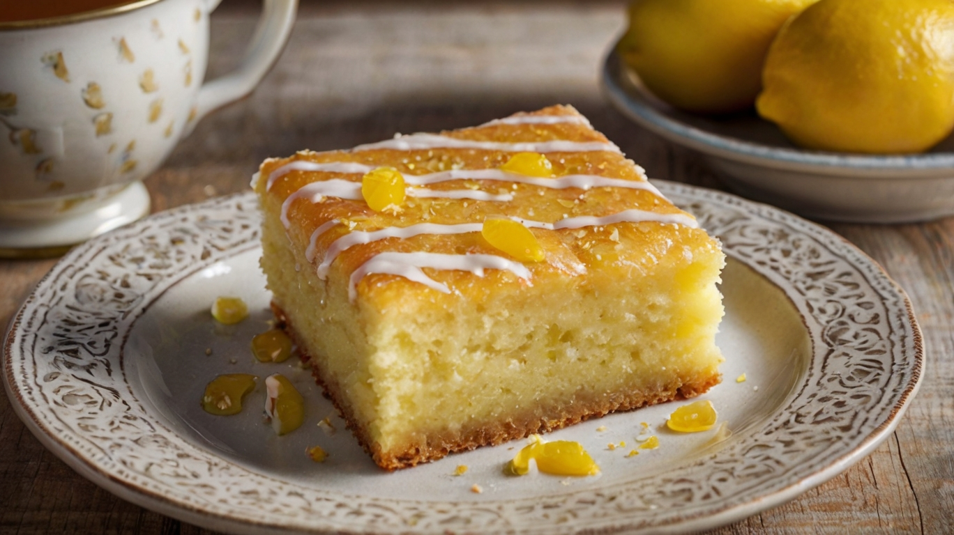 Mary Berry's Traybake Recipe: Lemon Drizzle - 2024